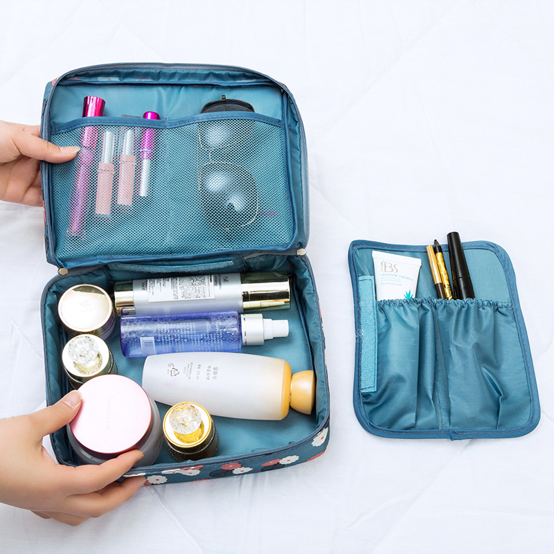 MIFJNF small makeup bag cosmetic bag skin care bag cute  accessories y2k accessories makeup bag cute makeup bags checkered makeup bag  (Blue) : Beauty & Personal Care